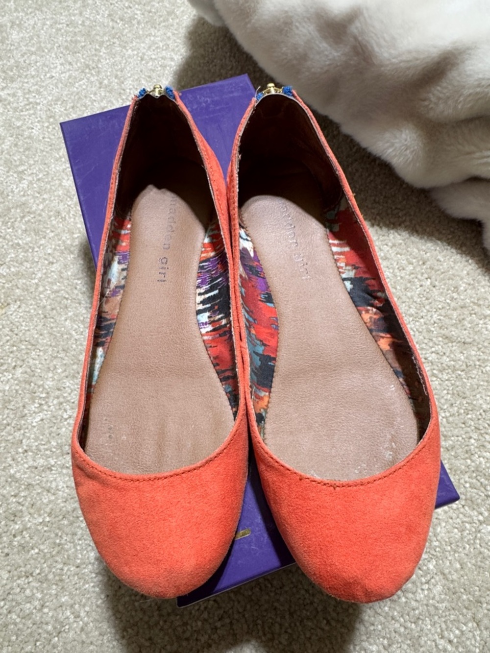 Madden Girl Coral Suede Tassel Ballet Flats - Picture 2 of 5